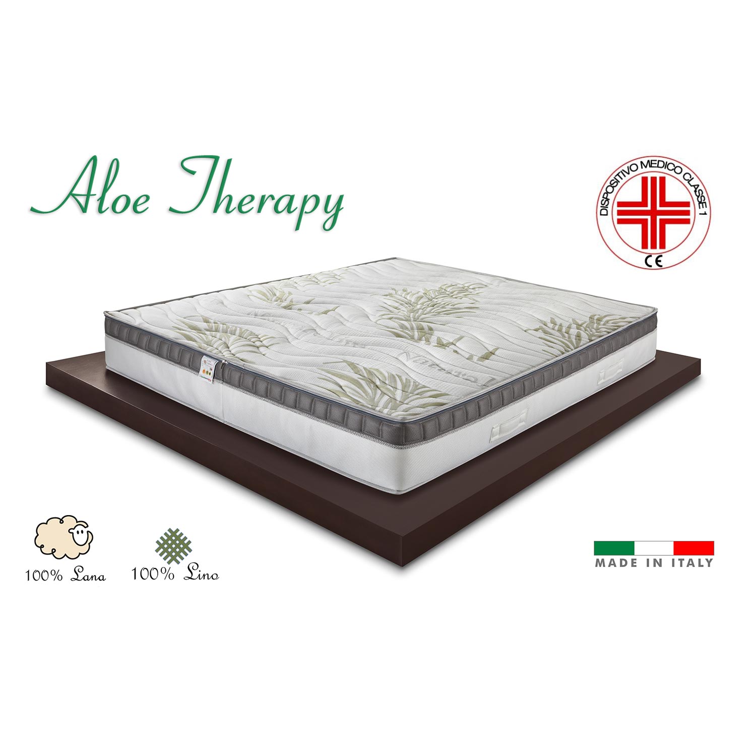 ALOE THERAPY – Materasso Memory alto 26 cm dispositivo medico